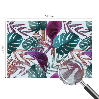 Dekoratív fotótapéta nappaliba Trópusi kompozíció