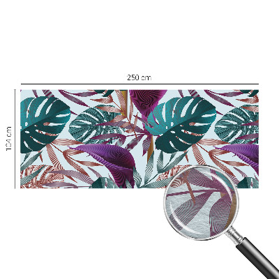 Dekoratív fotótapéta nappaliba Trópusi kompozíció