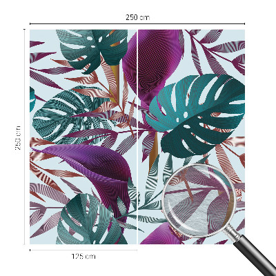 Dekoratív fotótapéta nappaliba Trópusi kompozíció