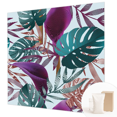 Dekoratív fotótapéta nappaliba Trópusi kompozíció
