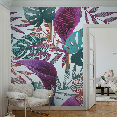 Dekoratív fotótapéta nappaliba Trópusi kompozíció