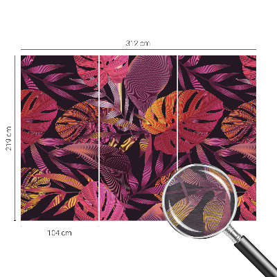 Modern fotótapéta Egzotikus levelek