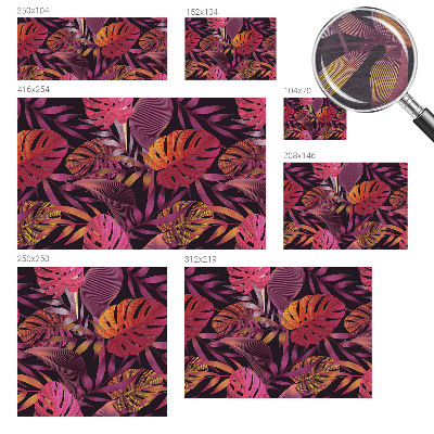 Modern fotótapéta Egzotikus levelek