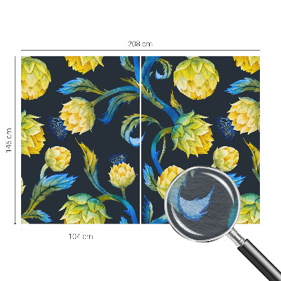 Vlies fotótapéta nappaliba Növényvirtuóz