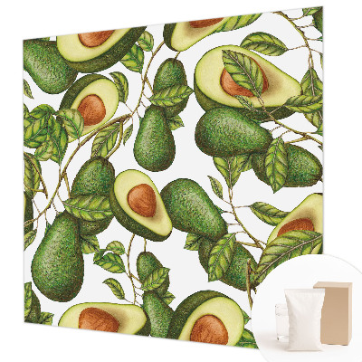Vlies fotótapéta gyerekszobába Avokádó minta