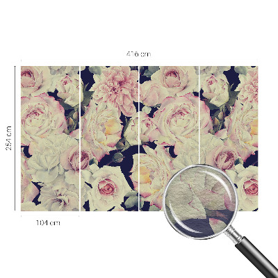 Nyomtatott vlies fotótapéta Virágcsokor