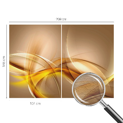 Fotótapéta méretre hálószobába Gyengéd vonalak