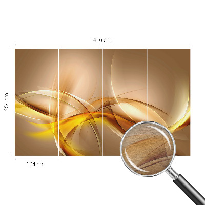 Fotótapéta méretre hálószobába Gyengéd vonalak