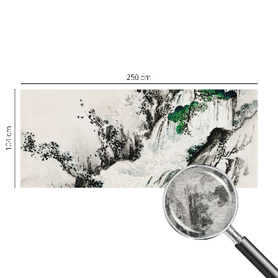 Vlies fotótapéta hálószobába A természet vízesése