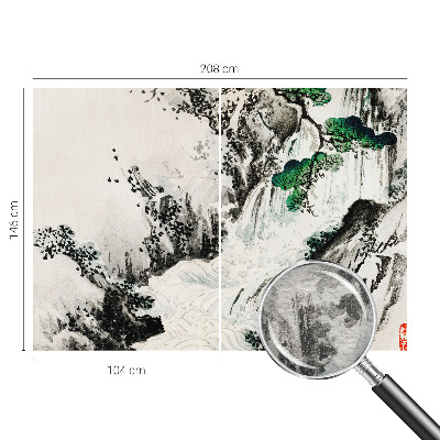 Vlies fotótapéta hálószobába A természet vízesése