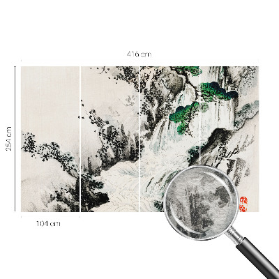 Vlies fotótapéta hálószobába A természet vízesése