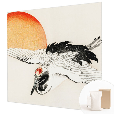 Dekoratív fotótapéta nappaliba Elegáns daru