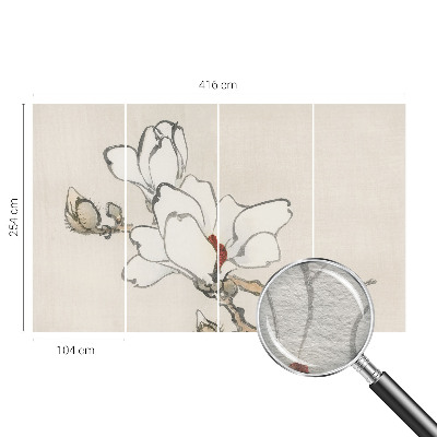 Prémium vlies fotótapéta Finom magnóliák