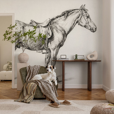 Poszter tapéta Vázlat egy lóról