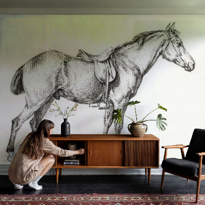 Poszter tapéta Vázlat egy lóról