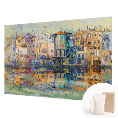 Fotótapéta hálószobába Varázslatos város