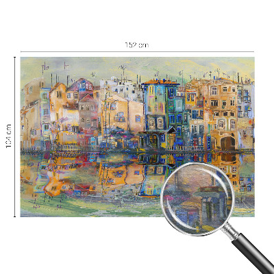 Fotótapéta hálószobába Varázslatos város