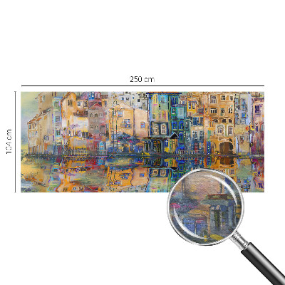 Fotótapéta hálószobába Varázslatos város