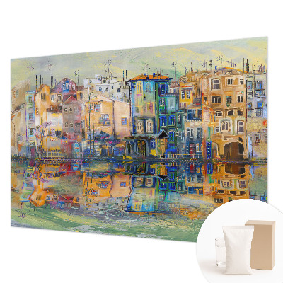 Fotótapéta hálószobába Varázslatos város