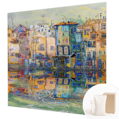 Fotótapéta hálószobába Varázslatos város