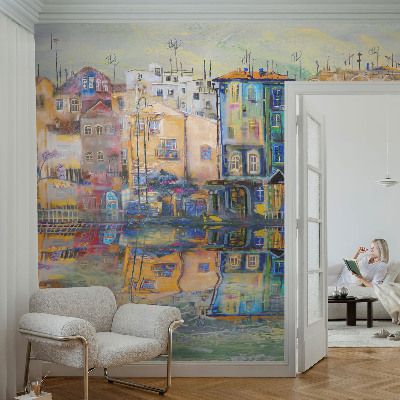 Fotótapéta hálószobába Varázslatos város