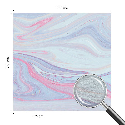 Fotótapéta méretre hálószobába Pasztell örvény
