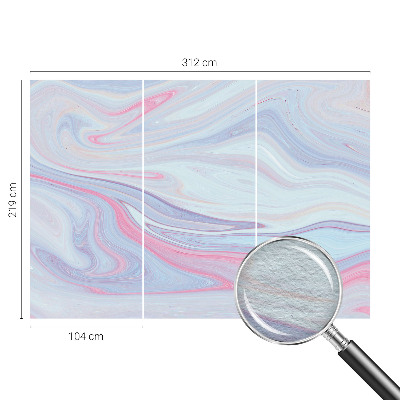 Fotótapéta méretre hálószobába Pasztell örvény