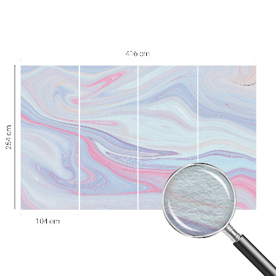 Fotótapéta méretre hálószobába Pasztell örvény