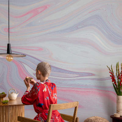 Fotótapéta méretre hálószobába Pasztell örvény