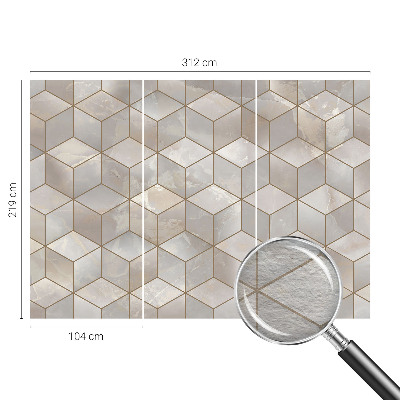 Vlies fotótapéta Geometrikus mozaik