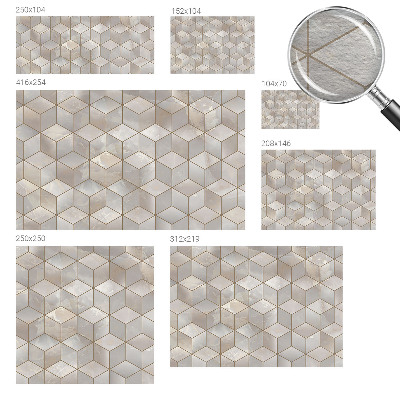 Vlies fotótapéta Geometrikus mozaik