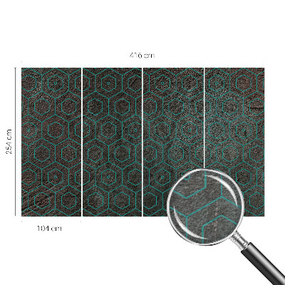 Vlies fotótapéta hálószobába Geometrikus minta