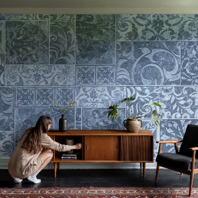 Vlies fotótapéta nappaliba Növényi díszek