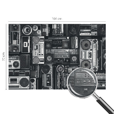 Vlies fotótapéta gyerekszobába Retro rádió