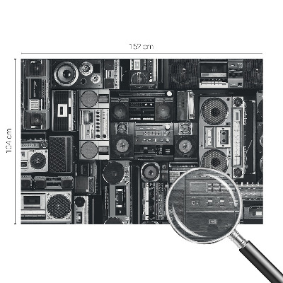 Vlies fotótapéta gyerekszobába Retro rádió