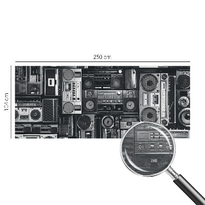 Vlies fotótapéta gyerekszobába Retro rádió