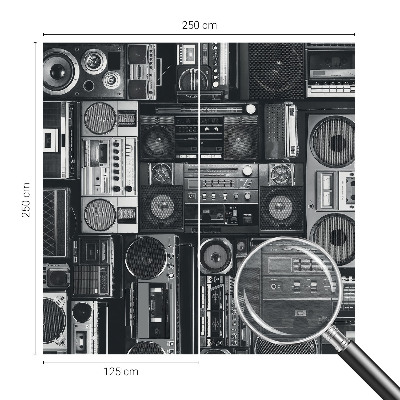 Vlies fotótapéta gyerekszobába Retro rádió