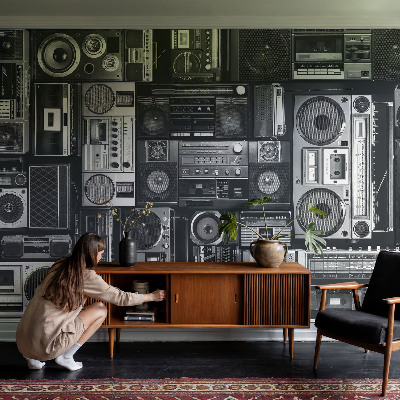 Vlies fotótapéta gyerekszobába Retro rádió