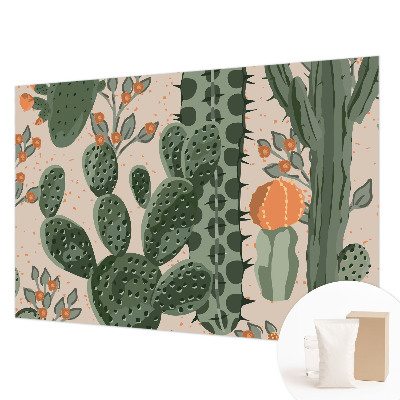 Nyomtatott vlies fotótapéta Zöld kaktuszok