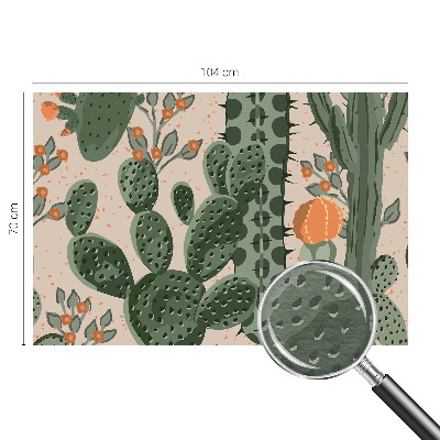 Nyomtatott vlies fotótapéta Zöld kaktuszok