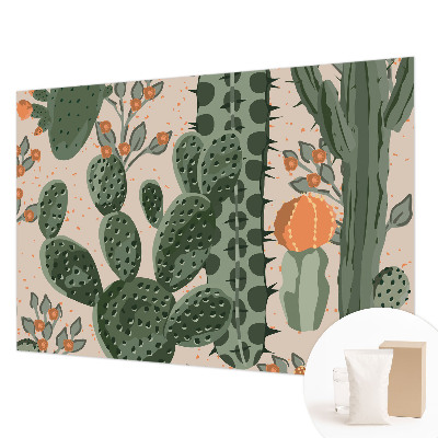 Nyomtatott vlies fotótapéta Zöld kaktuszok