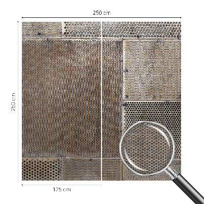Modern fotótapéta méretre Fémes minták