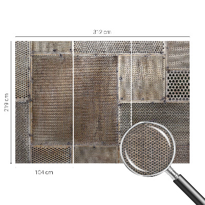 Modern fotótapéta méretre Fémes minták