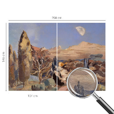 Kép tapéta Erdő táj