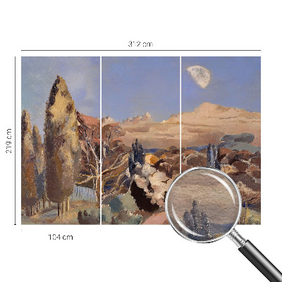 Kép tapéta Erdő táj