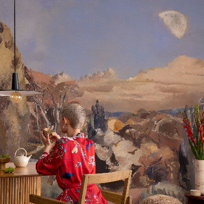 Kép tapéta Erdő táj