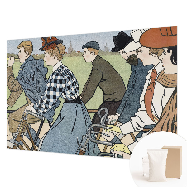 Fényképes tapéta Veterán kerékpárosok