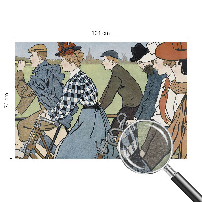 Fényképes tapéta Veterán kerékpárosok