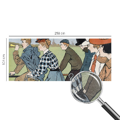 Fényképes tapéta Veterán kerékpárosok