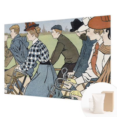 Fényképes tapéta Veterán kerékpárosok